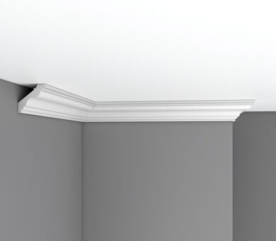 Плинтус потолочный гладкий 96118 Decomaster