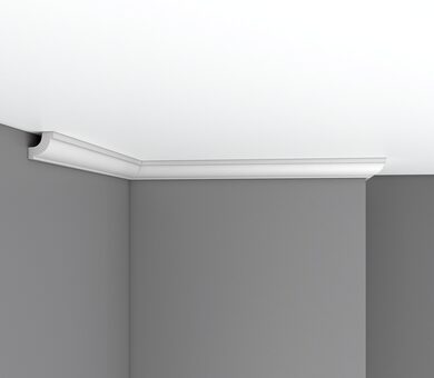 Плинтус потолочный гладкий 96123F Decomaster