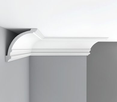 Плинтус потолочный гладкий 96273 Decomaste