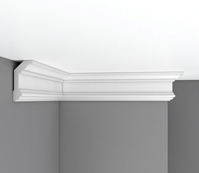 Плинтус потолочный гладкий 96321F Decomaster