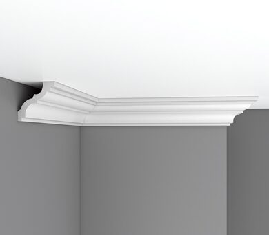 Плинтус потолочный гладкий 96614 Decomaster