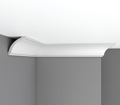 Плинтус потолочный гладкий 96616 Decomaster