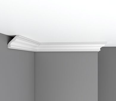 Плинтус потолочный гладкий 96627F Decomaster