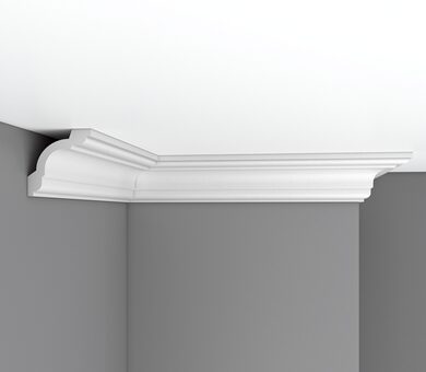 Плинтус потолочный гладкий 96630F Decomaster