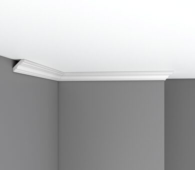 Плинтус потолочный гладкий 96681F Decomaster