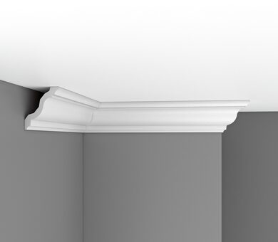 Плинтус потолочный гладкий DP-2212F Decomaster