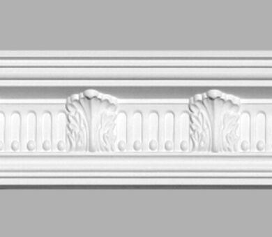 Плинтус потолочный с рисунком 95017 Decomaster