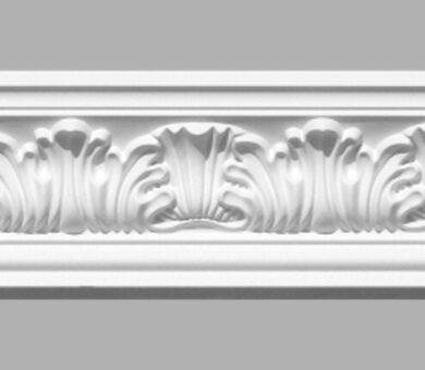Плинтус потолочный с рисунком 95018 Decomaster