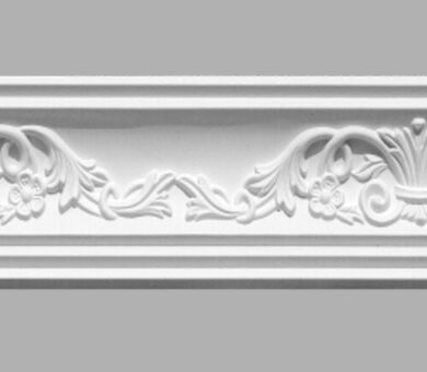 Плинтус потолочный с рисунком 95019 Decomaster