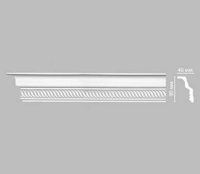 Плинтус потолочный с рисунком 95088 Decomaster