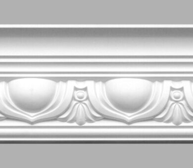 Плинтус потолочный с рисунком 95090 Decomaster