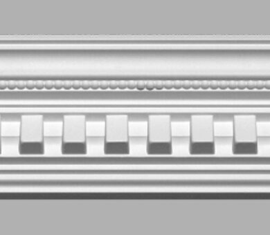 Плинтус потолочный с рисунком 95101 Decomaster