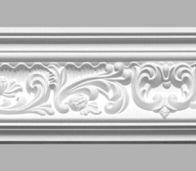 Плинтус потолочный с рисунком 95104 Decomaster