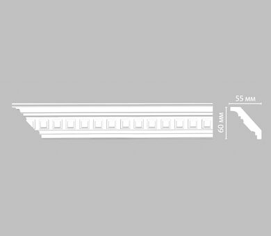 Плинтус потолочный с рисунком 95126 Decomaster