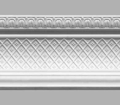 Плинтус потолочный с рисунком 95140 Decomaster