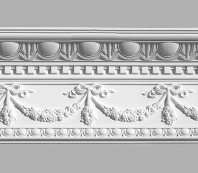 Плинтус потолочный с рисунком 95142 Decomaster