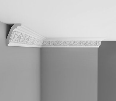 Плинтус потолочный с рисунком 95323 Decomaster