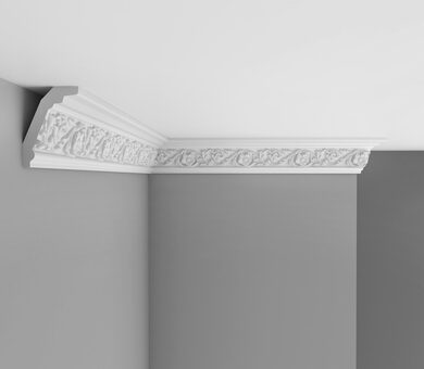 Плинтус потолочный с рисунком 95323A Decomaster