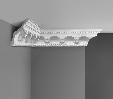 Плинтус потолочный с рисунком 95338 Decomaster