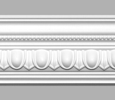 Плинтус потолочный с рисунком 95608 Decomaster