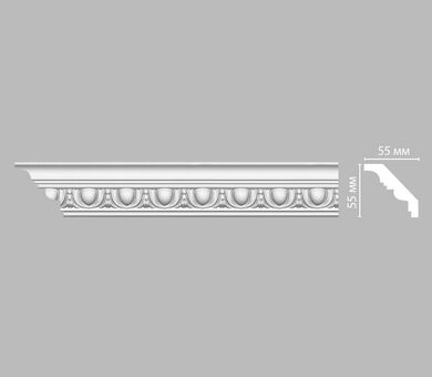Плинтус потолочный с рисунком 95613F Decomaster