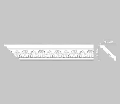 Плинтус потолочный с рисунком 95854 Decomaster