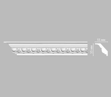 Плинтус потолочный с рисунком DT-13 Decomaster