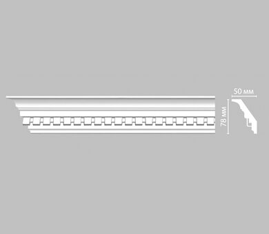 Плинтус потолочный с рисунком DT-22 Decomaster