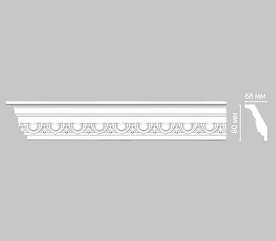Плинтус потолочный с рисунком DT-23F Decomaster