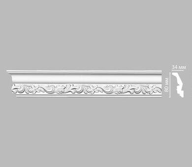 Плинтус потолочный с рисунком DT-9829 Decomaster