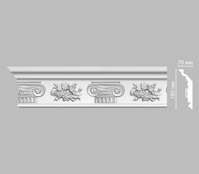 Плинтус потолочный с рисунком DT-9830 Decomaster