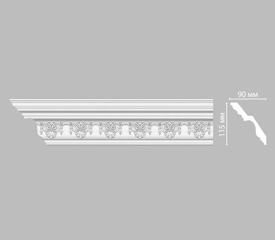 Плинтус потолочный с рисунком DT-9851 Decomaster
