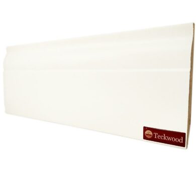 Плинтус Teckwood 100x16 Белый Модерн