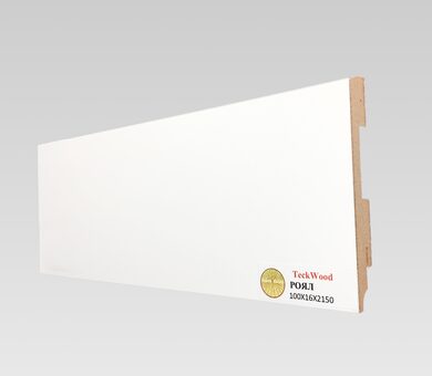 Плинтус Teckwood 100x16 Белый Роял