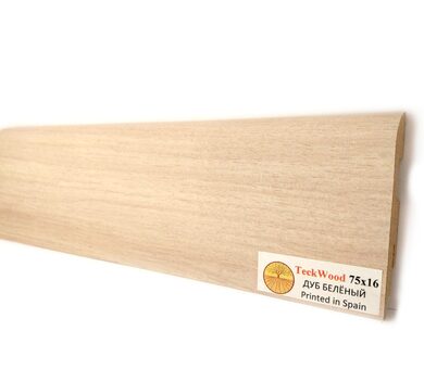 Плинтус Teckwood Цветной Дуб беленый