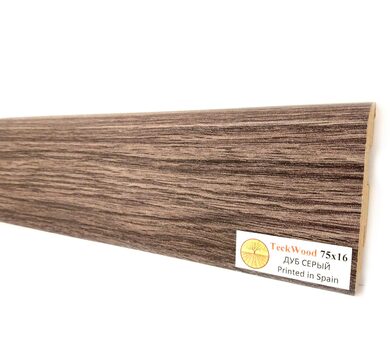 Плинтус Teckwood Цветной Дуб Серый