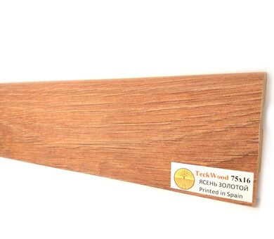 Плинтус Teckwood Цветной Ясень Золотой