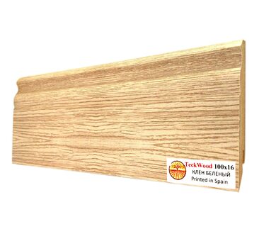Плинтус Teckwood Цветной Клен Беленый