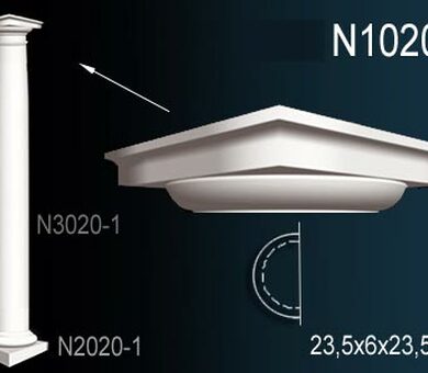 Капитель полуколонны Перфект N1020-1