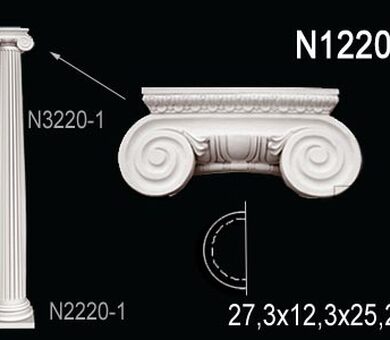 Капитель полуколонны Перфект N1220-1