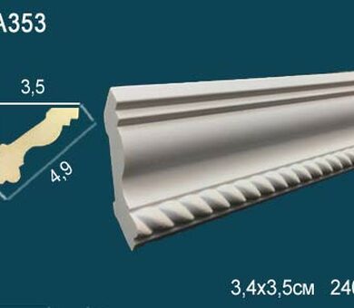 Потолочный плинтус Перфект AA353F