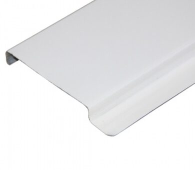 Рейка потолочная Белая матовая закрытая