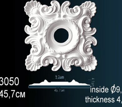 Розетка потолочная Перфект B3050