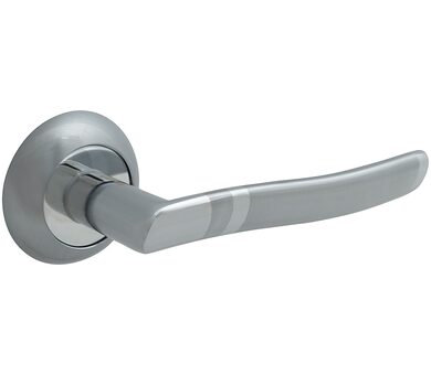 Ручка дверная A-477 SCC МатХромХром