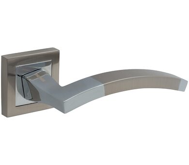 Ручка дверная Z-206 SN/C МатНикель/Хром