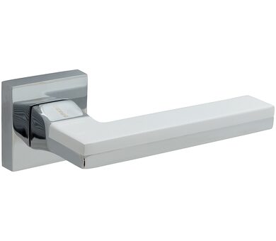 Ручка дверная Z-999 CPW ХромБелый