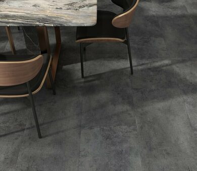 Кварц-виниловый ламинат Evofloor Stone Glue Тёмный Бетон SG 4-007