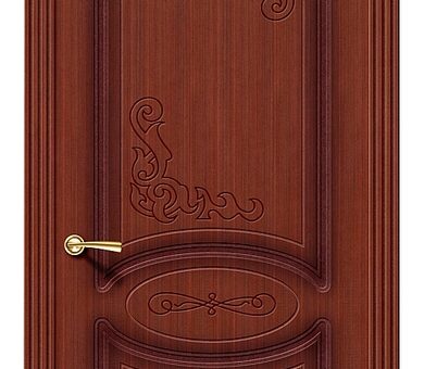 Дверь межкомнатная шпон файн-лайн Браво Стандарт-Азалия Ф-15 (Макоре)
