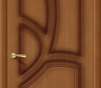 Дверь межкомнатная шпон файн-лайн Браво Стандарт-Греция  Ф-11 (Орех)