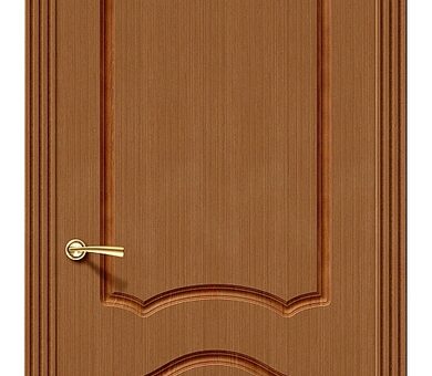 Дверь межкомнатная шпон файн-лайн Браво Стандарт-Каролина  Ф-11 (Орех)
